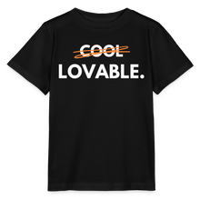 Lade das Bild in den Galerie-Viewer, Kinder T-Shirt LOVABLE II - Schwarz