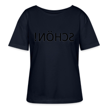 Lade das Bild in den Galerie-Viewer, T-Shirt SCHÖN Spiegelschrift - Navy