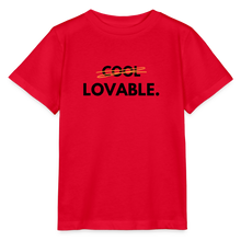 Lade das Bild in den Galerie-Viewer, Kinder T-Shirt LOVABLE. - Rot