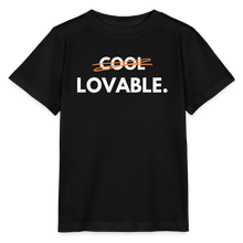 Lade das Bild in den Galerie-Viewer, Kinder T-Shirt LOVABLE II - Schwarz