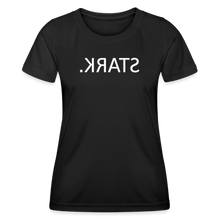 Lade das Bild in den Galerie-Viewer, Funktions-T-Shirt STARK Spiegelschrift II - Schwarz