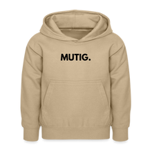 Lade das Bild in den Galerie-Viewer, Kinder Hoodie MUTIG. - Sand