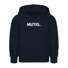Lade das Bild in den Galerie-Viewer, Kinder Hoodie MUTIG II - Navy