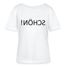 Lade das Bild in den Galerie-Viewer, T-Shirt SCHÖN Spiegelschrift - Weiß