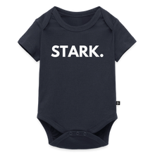 Lade das Bild in den Galerie-Viewer, Baby Bio-Kurzarm-Body STARK. II - Navy