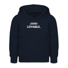 Lade das Bild in den Galerie-Viewer, Kinder Hoodie LOVABLE II - Navy