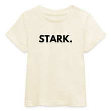 Lade das Bild in den Galerie-Viewer, Baby Bio-T-Shirt STARK. - Naturweiß