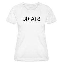 Lade das Bild in den Galerie-Viewer, Funktions-T-Shirt STARK. Spiegelschrift - Weiß