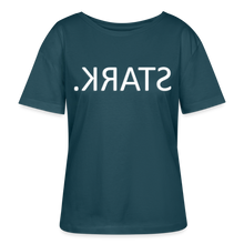 Lade das Bild in den Galerie-Viewer, T-Shirt STARK Spiegelschrift II - Dunkles Petrol