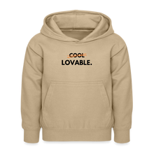 Lade das Bild in den Galerie-Viewer, Kinder Hoodie LOVABLE. - Sand