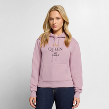 Lade das Bild in den Galerie-Viewer, Frauen Hoodie QUEEN not PRINCESS - Altrosa