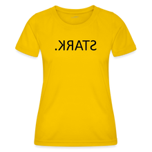 Lade das Bild in den Galerie-Viewer, Funktions-T-Shirt STARK. Spiegelschrift - Eigelb