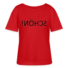 Lade das Bild in den Galerie-Viewer, T-Shirt SCHÖN Spiegelschrift - Rot