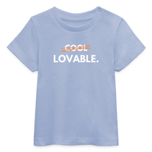 Lade das Bild in den Galerie-Viewer, Baby Bio-T-Shirt LOVABLE. II - Sky