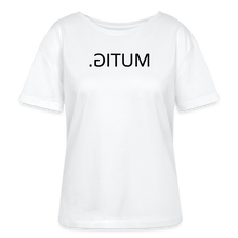 Lade das Bild in den Galerie-Viewer, T-Shirt MUTIG. - Spiegelschrift - Weiß