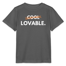 Lade das Bild in den Galerie-Viewer, Kinder T-Shirt LOVABLE II - Anthrazit