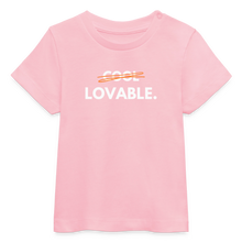 Lade das Bild in den Galerie-Viewer, Baby Bio-T-Shirt LOVABLE. II - Hellrosa