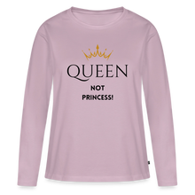 Lade das Bild in den Galerie-Viewer, Langarmshirt QUEEN not PRINCESS - Altrosa