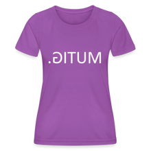 Lade das Bild in den Galerie-Viewer, Funktions-T-Shirt MUTIG Spiegelschrift II - Violett