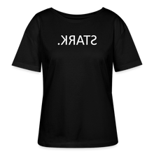 Lade das Bild in den Galerie-Viewer, T-Shirt STRAK Spiegelschrift II - Schwarz