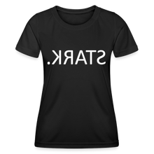Lade das Bild in den Galerie-Viewer, Funktions-T-Shirt STARK Spiegelschrift II - Schwarz