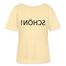 Lade das Bild in den Galerie-Viewer, T-Shirt SCHÖN Spiegelschrift - Creme