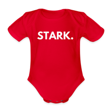 Lade das Bild in den Galerie-Viewer, Baby Bio-Kurzarm-Body STARK. II - Rot
