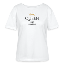 Lade das Bild in den Galerie-Viewer, T-Shirt QUEEN not PRINCESS - Weiß