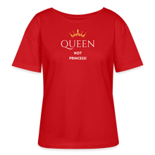 Lade das Bild in den Galerie-Viewer, T-Shirt QUEEN not PRINCESS II - Rot
