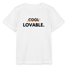 Lade das Bild in den Galerie-Viewer, Kinder T-Shirt LOVABLE. - Weiß