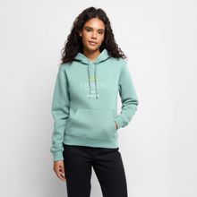 Lade das Bild in den Galerie-Viewer, Frauen Hoodie QUEEN not PRINCESS II - Mint