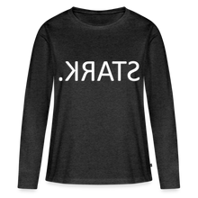 Lade das Bild in den Galerie-Viewer, Langarmshirt STARK Spiegelschrift II - Anthrazit meliert