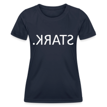 Lade das Bild in den Galerie-Viewer, Funktions-T-Shirt STARK Spiegelschrift II - Navy