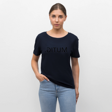 Lade das Bild in den Galerie-Viewer, T-Shirt MUTIG. - Spiegelschrift - Navy