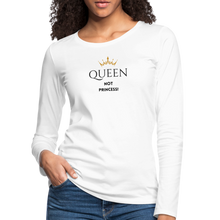 Lade das Bild in den Galerie-Viewer, Langarmshirt QUEEN not PRINCESS - Weiß