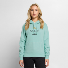 Lade das Bild in den Galerie-Viewer, Frauen Hoodie QUEEN not PRINCESS - Mint 
