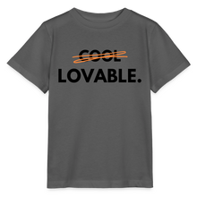 Lade das Bild in den Galerie-Viewer, Kinder T-Shirt LOVABLE. - Anthrazit
