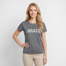 Lade das Bild in den Galerie-Viewer, Funktions-T-Shirt STARK Spiegelschrift II - dunkle Melange 
