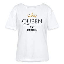 Lade das Bild in den Galerie-Viewer, T-Shirt QUEEN not PRINCESS - Weiß
