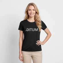Lade das Bild in den Galerie-Viewer, Funktions-T-Shirt MUTIG Spiegelschrift II - Schwarz
