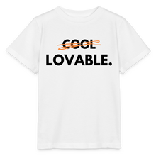 Lade das Bild in den Galerie-Viewer, Kinder T-Shirt LOVABLE. - Weiß
