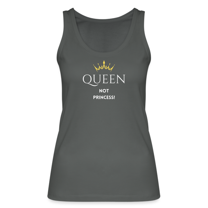 Tank Top QUEEN not PRINCESS II - Anthrazit