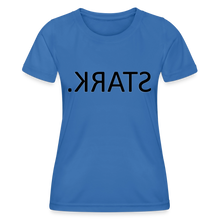 Lade das Bild in den Galerie-Viewer, Funktions-T-Shirt STARK. Spiegelschrift - Königsblau

