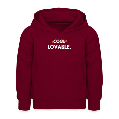 Kinder Hoodie LOVABLE II - Bordeaux