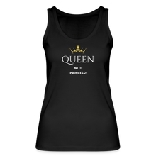 Lade das Bild in den Galerie-Viewer, Tank Top QUEEN not PRINCESS II - Schwarz
