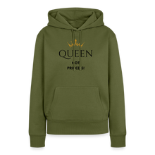 Lade das Bild in den Galerie-Viewer, Frauen Hoodie QUEEN not PRINCESS - Khaki
