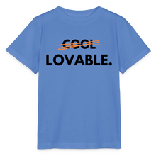 Lade das Bild in den Galerie-Viewer, Kinder T-Shirt LOVABLE. - Blau
