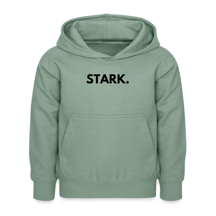 Kinder Hoodie STARK. - Graugrün