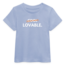 Lade das Bild in den Galerie-Viewer, Baby Bio-T-Shirt LOVABLE. II - Sky

