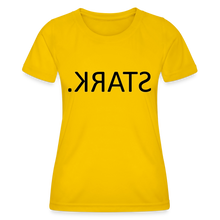 Lade das Bild in den Galerie-Viewer, Funktions-T-Shirt STARK. Spiegelschrift - Eigelb
